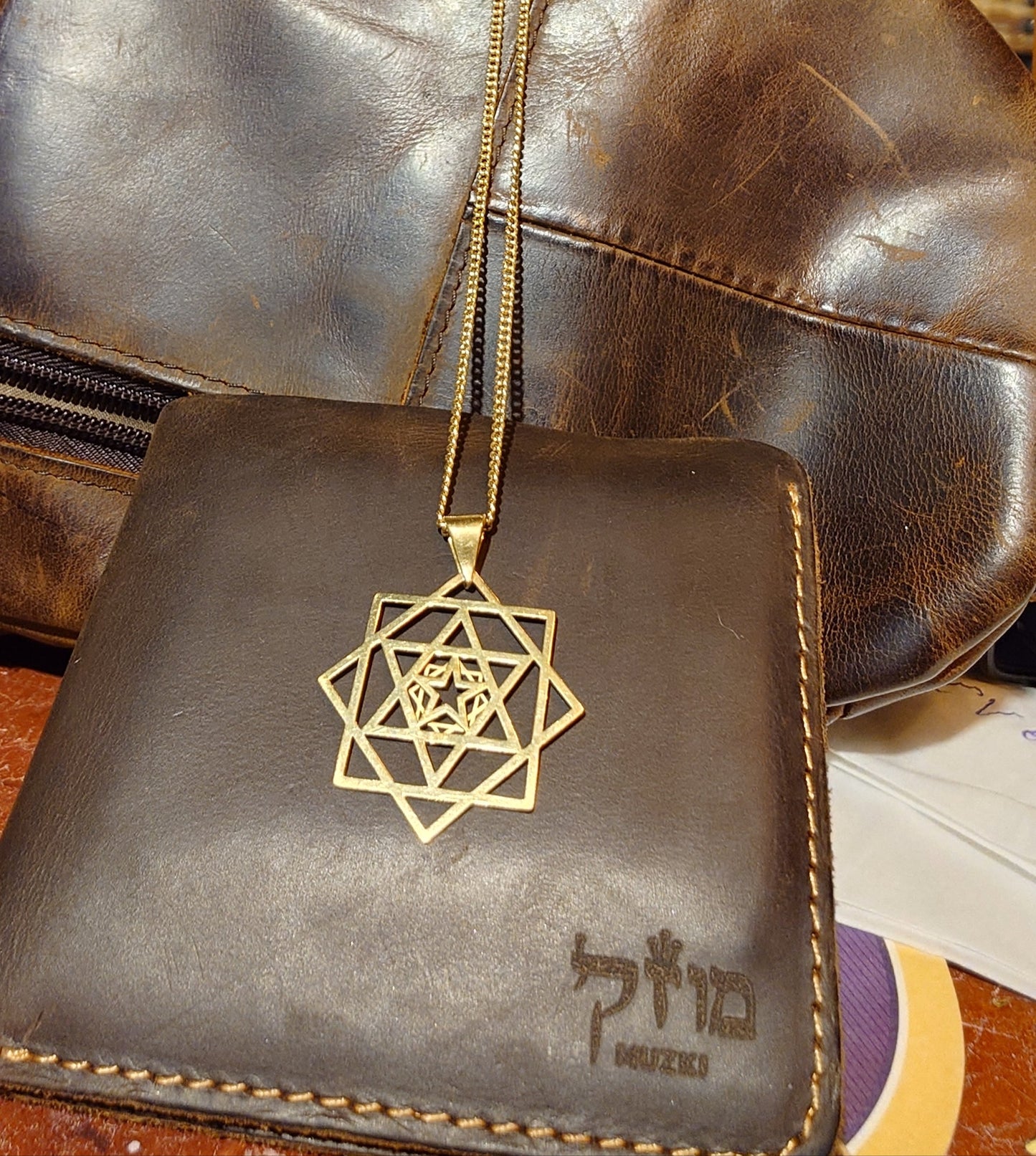 Muzki leather wallet